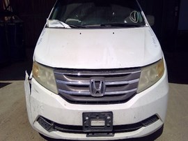 2013 HONDA ODYSSEY, WHITE, EX-L, 3.5L, AT, FWD,  A25154